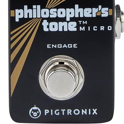 Pigtronix Guitar Compression Effects Pedal, Black (PTM) image 1