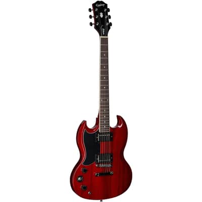 Epiphone SG Tribute Electric Guitar, Left-Handed, Cherry image 7