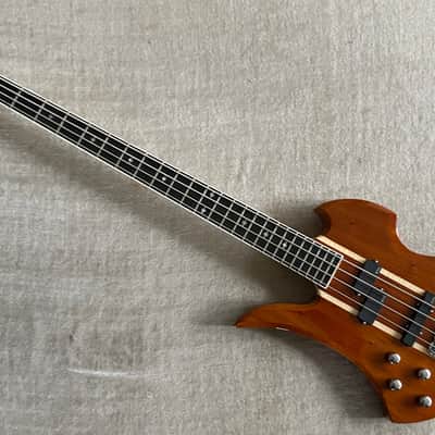 B.C. Rich Heritage Classic Mockingbird Bass LH Left Hand Lefty KOA Active EMG Pickups image 2