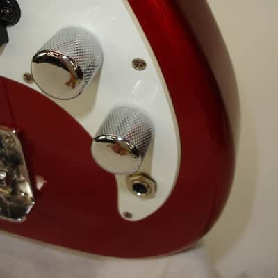 Samick by Greg Bennett Corsair MCR-1 Mini Bass Guitar, Metallic Red image 5