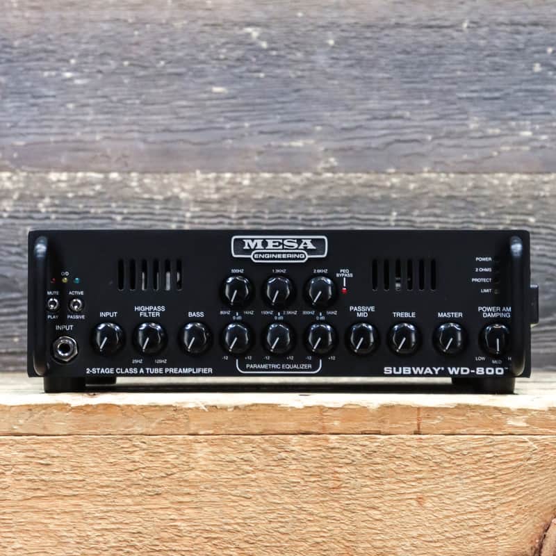 Mesa Boogie Subway WD-800 Head 800-Watt 2-Stage Tube Preamp Bass Amplifier Head image 1