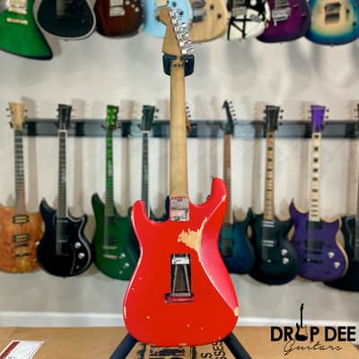 EVH Frankenstein Relic Series Electric Guitar w/ Bag - Red image 12