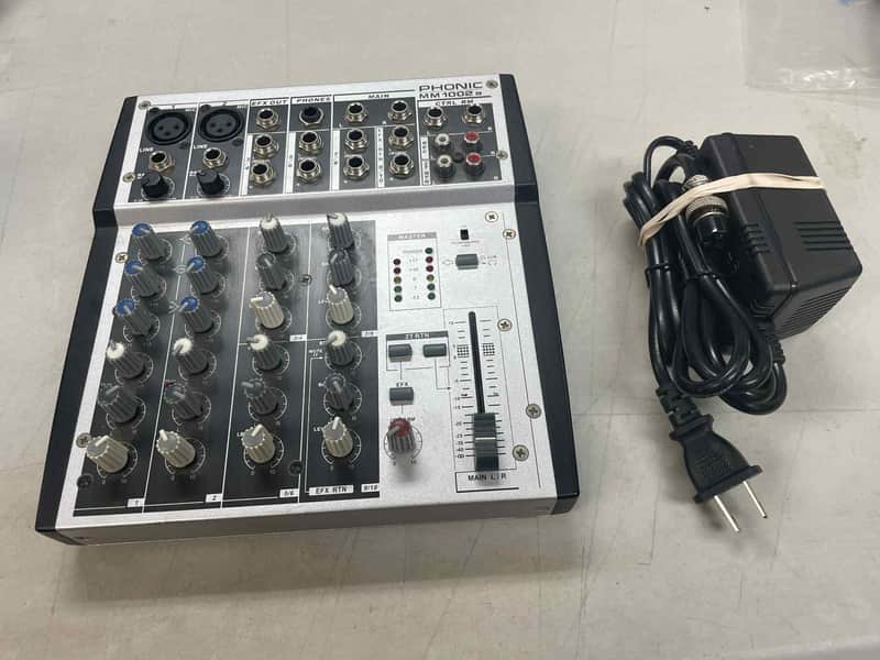 Phonic MM 1002a Mixer w/ power supply image 1