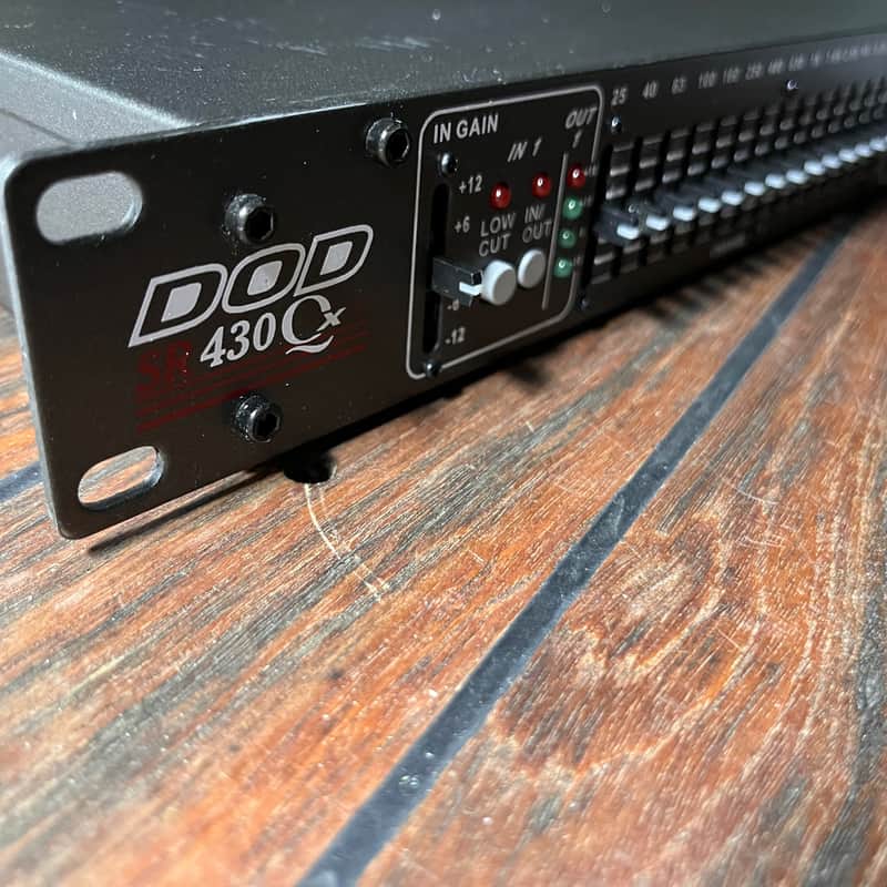 low-mileage DOD SR 430 QX Dual 15 band Graphic Equalizer (2000s) image 1