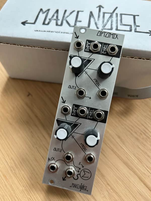 Make Noise Optomix Rev 2 Module 2016 - Present - Silver image 1