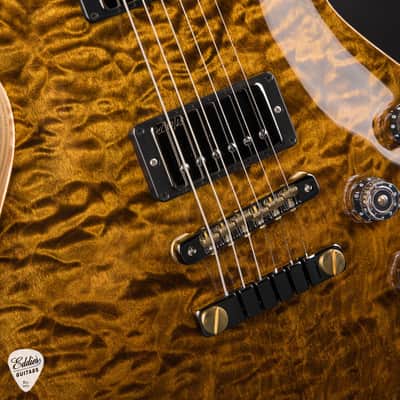 PRS Eddie's Guitars Wood Library McCarty 594 Singlecut Swamp Ash/Figured Maple Neck - Black Gold Burst image 12