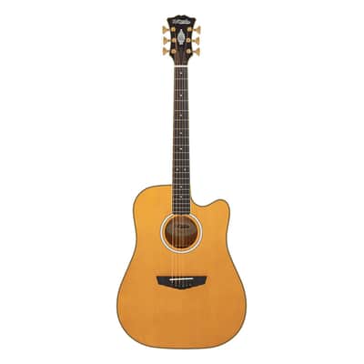 D'angelico Excel Bowery Dreadnought CE - Vintage Natural - Open Box image 2