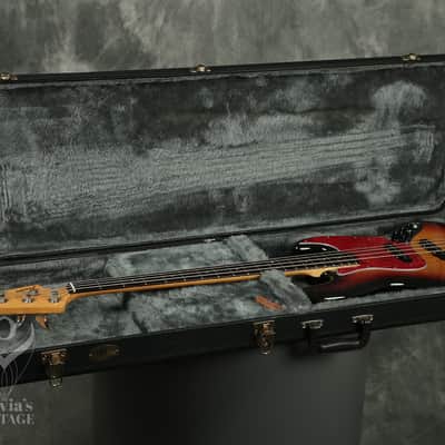 1992 Fender MIJ '62 Reissue Jazz Bass Sunburst image 23