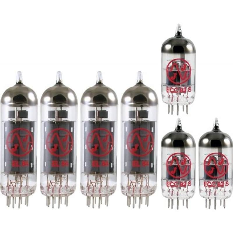 JJ Tesla Premium Tube Complement Set for Vox AC30 Guitar Amp Amplifier image 1