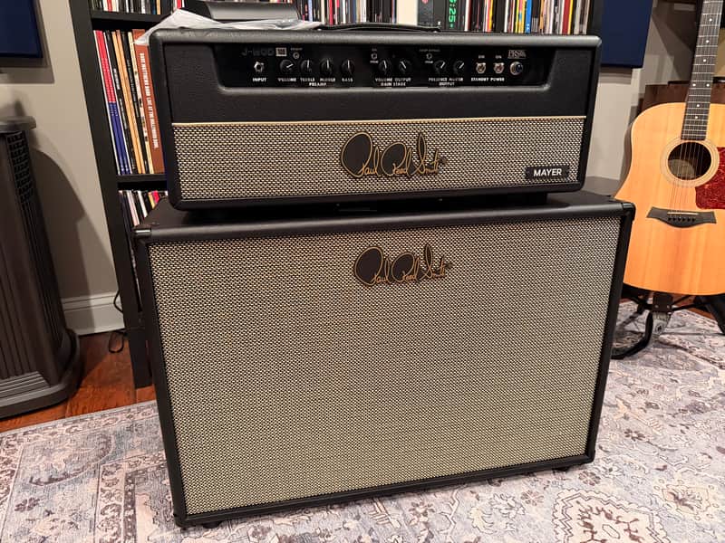 PRS J-MOD 100 John Mayer Signature 100-Watt Guitar Amp Half Stack 2017 - 2020 - Stealth Black / Salt & Pepper image 1