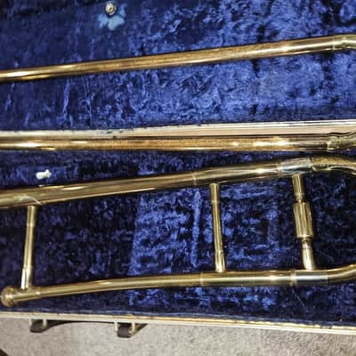 Bruno Tenor Trombone, w/ case and MP, spit-valve is detached (minor repair) image 5