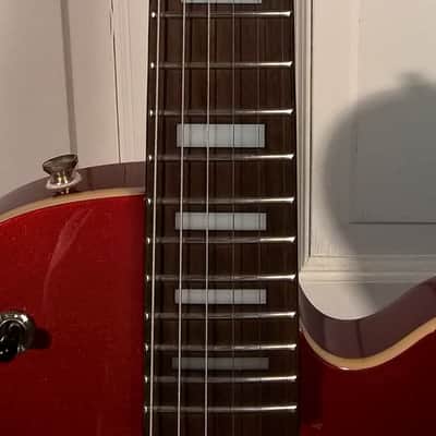 Guild DeArmond M-68 -- 2001; Red Sparkle Finish; Brand New Vintage-Style PUs & Chrome Dome Knobs image 8