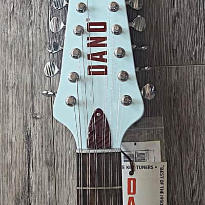 Danelectro Dano O. Cool 12 String Just Released In Stock! 2026 - Aqua image 6