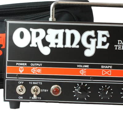 Orange DA15H Dark Terror Electric Guitar Tube Head, 15W, Black image 4