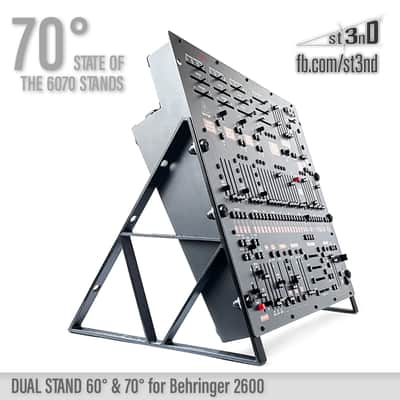 DUAL STAND for BEHRINGER 2600 - Rackie - 60° and 70°
