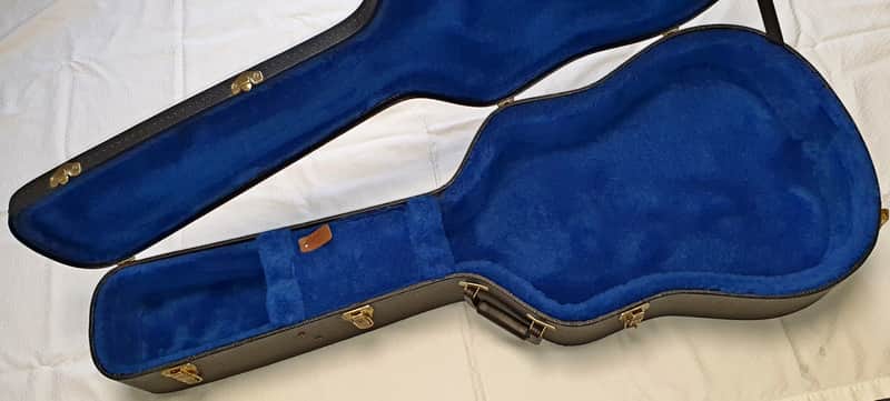 Gibson Case – Vintage Dreadnought Old Stock Koffer Plüsch BLAU image 1