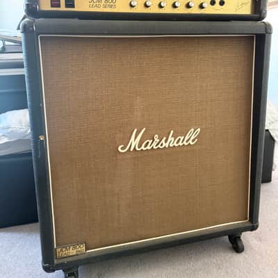 Marshall JCM 800 Lead Series Model 1959 100-Watt Head 1981 - 1989 - Black + Two Notes CapX 16ohms loadbox image 2