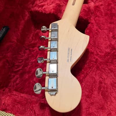 Fender American Performer Stratocaster Arctic White w/ Custom Shop 70th Anniv Hand-Wound Fat 50s, Tweed Case + Original Yosemites image 7