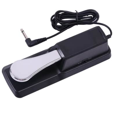 Piano / Keyboard Sustain Pedal w/ Polarity Switch 1/4" Jack image 2