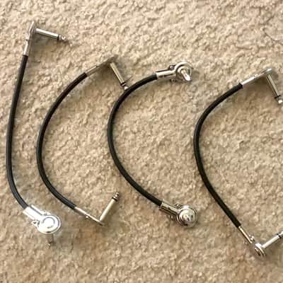 8 x 6" Pancake RA Patch cables - Hosa (4) and Non-Hosa (4). Free shipping image 1