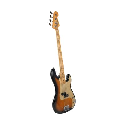 1982 Fender Japan Precision Bass '57 Reissue (PB57) - Two-Tone Sunburst - Gold Anodized Pickguard - Documented Studio Use by Max Martin & Marino Stoess image 12