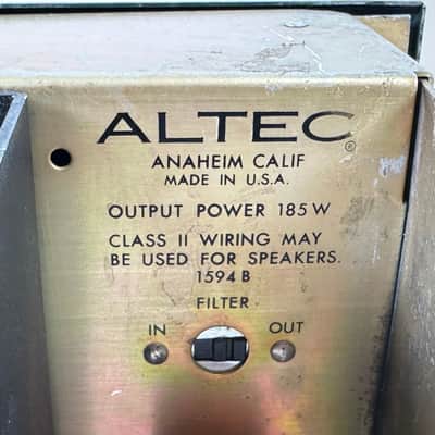Vintage Altec 1594B Mono Power Amplifier 100 Watts image 14