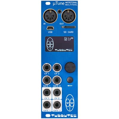 Tubbutec uTune Eurorack Microtonal MIDI/CV Module (Silver) image 2