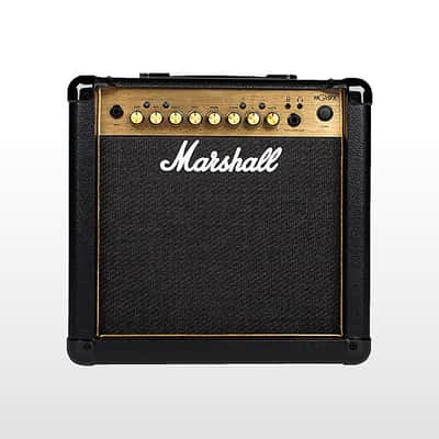Marshall MG Gold MG15GFX 4-Channel 15-Watt 1x8" Solid State Guitar Combo, Black, Shop Small Biz, Buy Indie  Music ! image 1