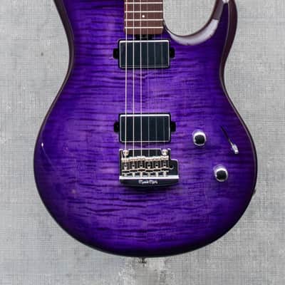Ernie Ball Music Man Luke 4 HH Maple Top Grape Slushie image 1