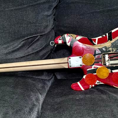 ‘83 FRANKY / FRANKENSTRAT LCG BEAK NECK TRIBUTE GUITAR - 2 WORKING PARIAH PICKUPS, EVH HS CASE/STRAP image 17