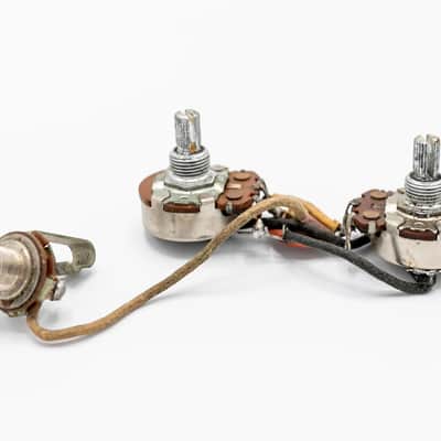 1973 Fender Telecaster Vintage Wiring Harness w/ 250K CTS Pots, Switchcraft Jack image 1