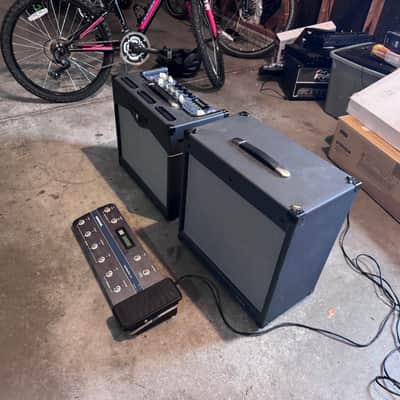 Mackie Hotwire VT12 Complete Guitar Amp System with EX12 Extension Cabinet & Foot Controller 2008 image 2