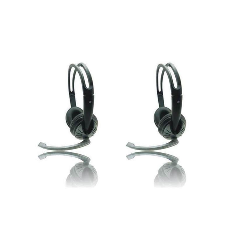 iMicro 2 Pack SP-IMME282 Wired USB Headphones with Microphone and Volume Control image 1