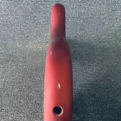 Solid Basswood 4 String Bass Body in Red image 11