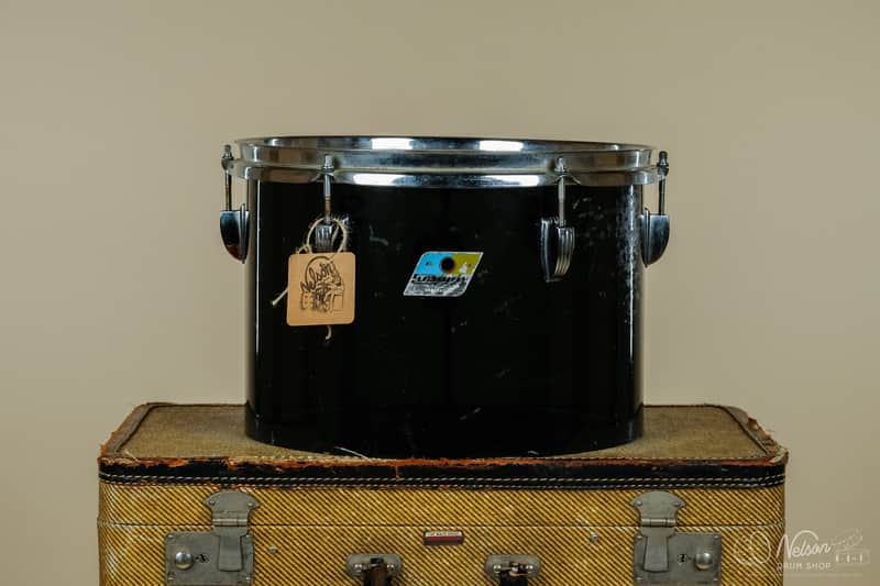 1970s Ludwig Concert Tom in Smoke Vistalite - 9x13 image 1
