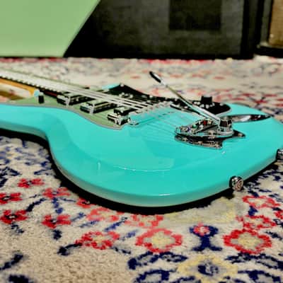 2015 Hagstrom RetroScape Series H-III - Limited Edition 50th Anniversary - Aged Sky Blue w/ Case image 12