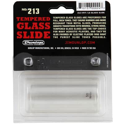 Dunlop 213 Tempered Glass Slide, Heavy Wall Thickness, Large image 2