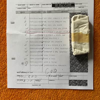 New/Old Stock-Gibson P-90 Cream Soapbar Pick Up Cover 70's image 5