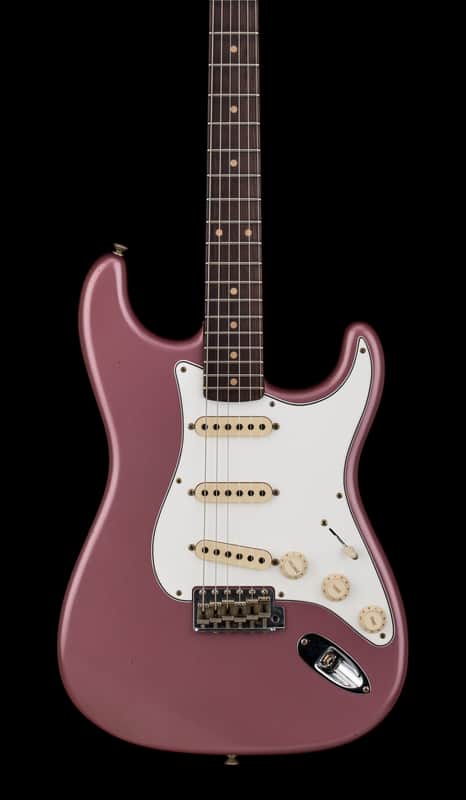 Fender Custom Shop Empire 59 Transition Stratocaster Journeyman Relic - Aged Burgundy Mist Metallic #18559 image 1