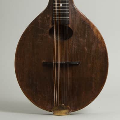 Gibson A-Junior Snakehead Carved Top Mandolin (1927), ser. #80820, period black hard shell case. image 3