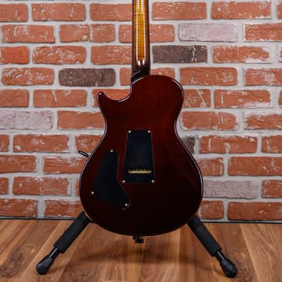 PRS Private Stock #1299 10th Anniversary Single Cut Trem Quilted Maple Top Tiger Eye Burst with Brazilian Rosewood 2007 w/OHSC image 8