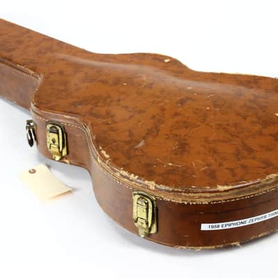 RARE 1958 Epiphone Gibson-Made Zephyr Regent Thinline E312T Electric - 2 New York Pickups, Cutaway image 5