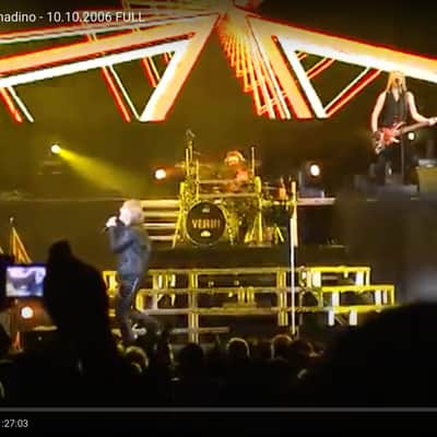 Def Leppard 2008 Stage Used Logo Backdrop. Joe Elliot COA image 4