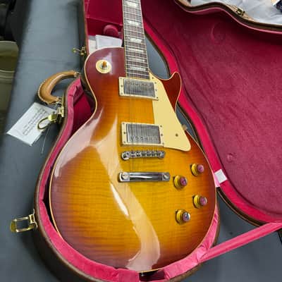 Gibson Custom Les Paul 60th Anniversary Limited Edition V2 2020 - Tomato Soup Burst #001546 image 2