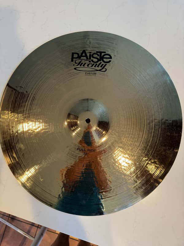 Paiste Twenty Custom 22" Full Ride Cymbal Rare 3218g Video! image 1