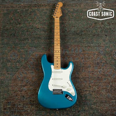 Vintage 1991 Fender Standard Stratocaster *first year Mexico factory* Lake Placid Blue image 2
