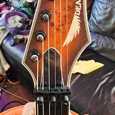 ‘21 Dean | Exile 6 | Multiscale | Kahler | Duncans | Satin Natural Burl Burst | Korea image 5