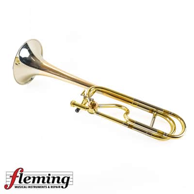 Adams Custom TB1 Professional Tenor Trombone - Two-Tone Rose Brass/Silver (Serial #055) image 10
