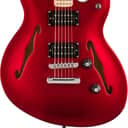 Squier Affinity Series Starcaster Electric Guitar Maple FB, Candy Apple Red