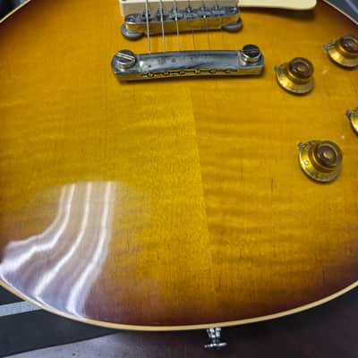 2024 Gibson Custom Shop 1958 Les Paul Standard "CME Spec" Slow Iced Tea Fade VOS w/60 V2 Neck Profile image 18